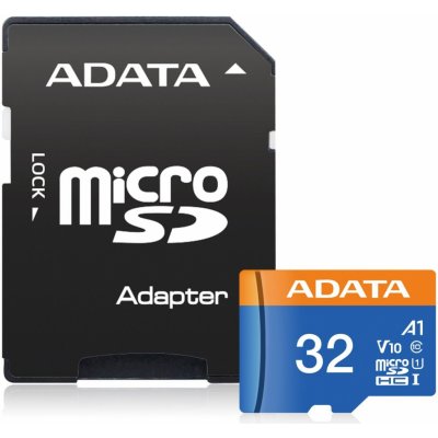 ADATA microSDHC 32 GB UHS-I U1 AUSDH32GUICL10A1-RA1 – Zboží Živě