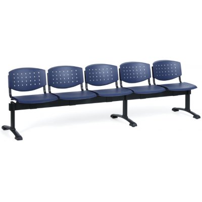 Antares Plastová lavice do čekáren TONY 5-míst – Zboží Mobilmania