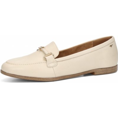 Tamaris dámské kožené mokasíny béžové – Zboží Dáma