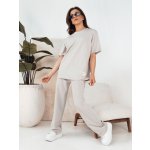 Basic světle šedá souprava trička a tepláků blises ay1041 – Hledejceny.cz