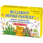 Müllerovy dětské pastilky 36 ks – Hledejceny.cz