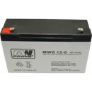 Olověná baterie MPL MWS 12-6 6V 12Ah