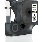 Kompatibilní páska s Dymo 45013, S0720530, 12mm x 7m černý tisk / bílý podklad – Zboží Živě