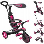 Globber Explorer Trike 4v1 Fuchsia – Hledejceny.cz