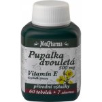 MedPharma Pupalka dvouletá 500 mg + Vitamín E 67 kapslí – Zbozi.Blesk.cz