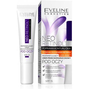 Eveline Cosmetics Neo Retinol rozsvětlující protivráskový krém na oči 15 ml
