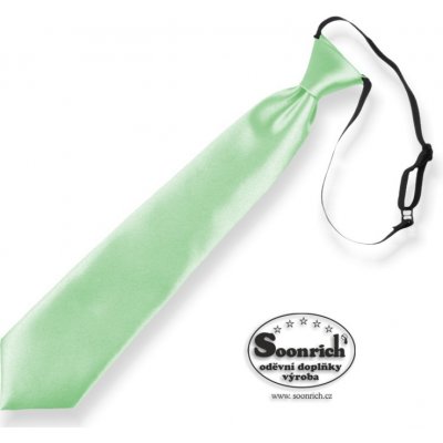 Soonrich kravata dětská zelená na gumičku kde017