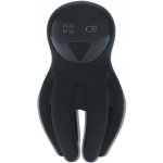 LEVELZ Digital Vibrating Silicone Penis Head Stimulator with Tentacles Black silikonový stimulátor penisu – Zboží Mobilmania