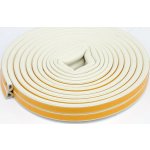 Vorel Těsnění do oken a dveří samolepící 9x7,4mm TYP D bílé 6M – Hledejceny.cz