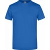 Pánské Tričko James+Nicholson základní triko bez bočních švů modrá královská JN002
