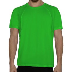 Nath Pánské sportovní triko NH250 Apple Green Fluor