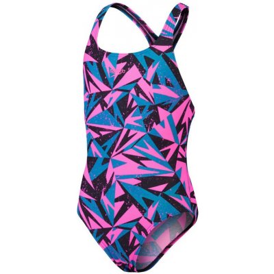 Speedo HyperBoom Allover Medalist Girl Black/Candy Vibe/Ocean