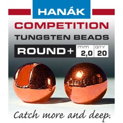 Hanák Competition Tungstenové Hlavičky Round Měděné 2,8 mm – Hledejceny.cz