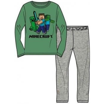 Chlapecké pyžamo Minecraft (fuk54825) šedá zelená od 399 Kč - Heureka.cz