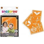 SNAZAROO Šablony na obličejové barvy oranžové Halloween – Zboží Mobilmania