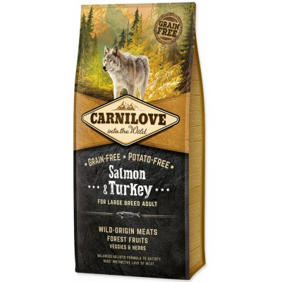 Carnilove Salmon & Turkey for Large Breed Adult Dogs 2 x 12 kg – Hledejceny.cz