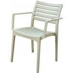 Mega Plast, MP1548 Židle CAPRI 83 x 58 x 57 cm, CAPPUCCINO – Hledejceny.cz