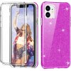 Pouzdro a kryt na mobilní telefon Apple PROTEMIO 19796 DUAL ART odolný kryt Apple iPhone 11 Pro Max PURPLE GLITTER