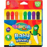 Patio Colorino 8ks Baby Markers 298590 – Zboží Mobilmania