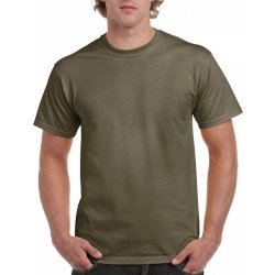 Ultra Gildan pánské 100% bavlněné tričko khaki
