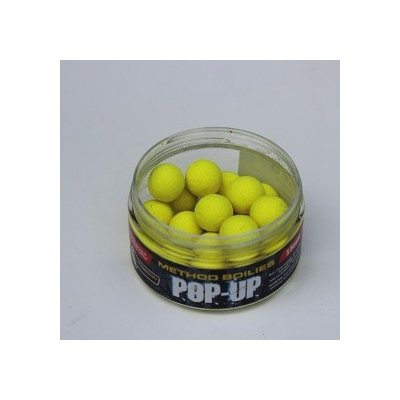 Poseidon Baits Method Boilies Pop Up 30g 15mm Jahoda