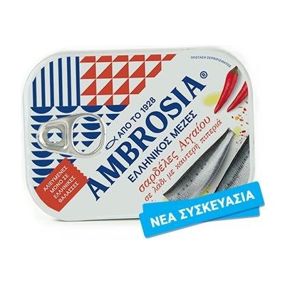 Vialco Ambrosia sardinky v rostlinném oleji pikantní 100 g