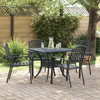 Omaxi 775322 Židle 4 ks Antracit 56 x 65 x 89 cm Ocel – Hledejceny.cz