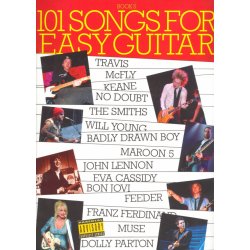 101 Songs For Easy Guitar: Book 5 noty melodická linka texty akordy