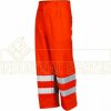 Pracovní oděv ISSA 8430 Kalhoty do pasu reflexní oranžová