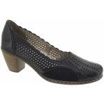 RIEKER Dámské černé kožené lodičky 40952-00-245 – Zbozi.Blesk.cz