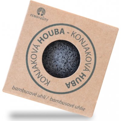 Renovality konjaková houba bambusové uhlí – Zboží Mobilmania