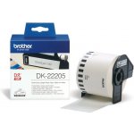 Brother DK-22205, 62mm x 30,48m, papírová role, bílá – Zboží Dáma