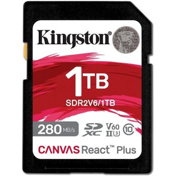 Kingston SDXC 1TBCanvas React Plus V60 SDR2V6/1TB