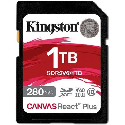 Kingston SDXC 1TBCanvas React Plus V60 SDR2V6/1TB – Zboží Mobilmania