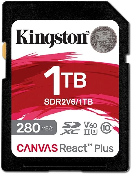 Kingston SDXC 1TBCanvas React Plus V60 SDR2V6/1TB