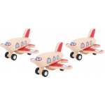 Bigjigs Dřevené natahovací letadlo – Sleviste.cz