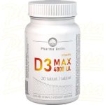 Pharma Activ Czech Vitamin D3 MAX 4000 I.U. 30 tablet – Hledejceny.cz