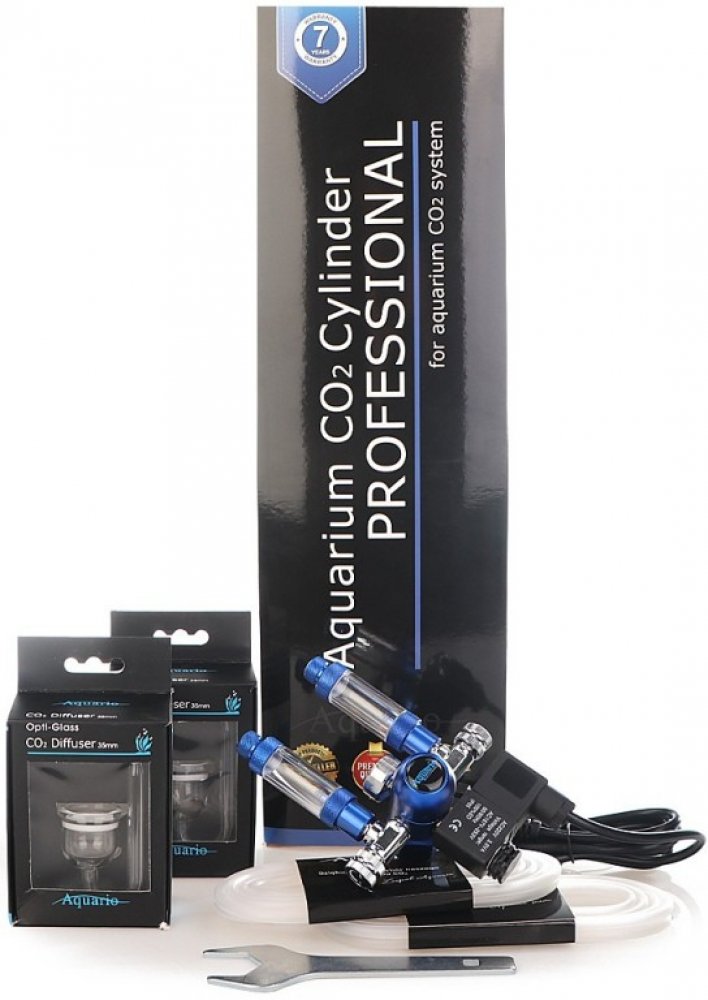 Aquario Blue Twin CO2 set Professional s 2l lahví a nočním vypínáním |  Srovnanicen.cz
