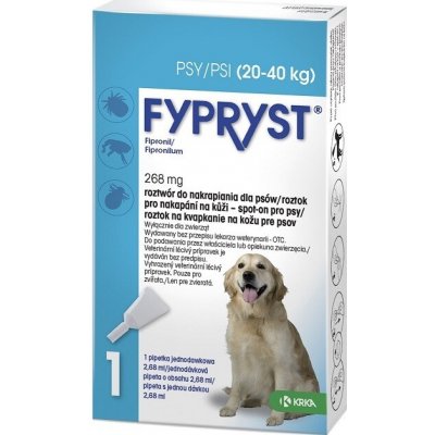 Fypryst 268mg spot-on pro psy 1 x 2,68 ml – Zboží Mobilmania
