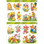 Velikonoční dekorace 37x30cm, 4motivy, okenní – Sleviste.cz