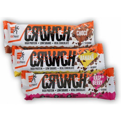 Extrifit Protein Bar Crunch 50 g – Hledejceny.cz