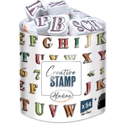 Aladine Razítka Creative Stamp Abeceda a číslice – Sleviste.cz