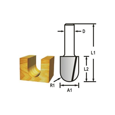 Makita – příslušenství D-47830 Žlábkovací fréza stopka 8 mm,6,35x12,7x44 mm= new D-68127 – Hledejceny.cz