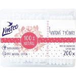 LINTEO Vatové tyčinky v boxu 200 ks – Zboží Dáma