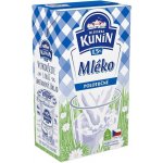 Kunín Trvanlivé polotučné mléko 1,5% 1 l – Zboží Dáma
