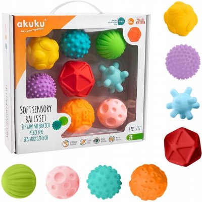 Akuku Senzorické míčky sada – Zboží Dáma