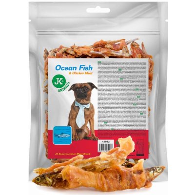 JK Animals Meat Snack ryba s kuřecím masem 500 g