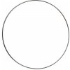 Vyšívací rámeček a kruh Kovový kruh na lapač snů Ø18 cm stříbrný