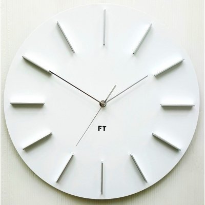 Future Time FT2010WH Round white 40cm – Zbozi.Blesk.cz