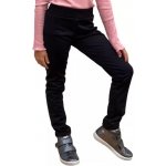 Adellino Dětské pružné softshellové legíny Adellino černá – Zboží Dáma